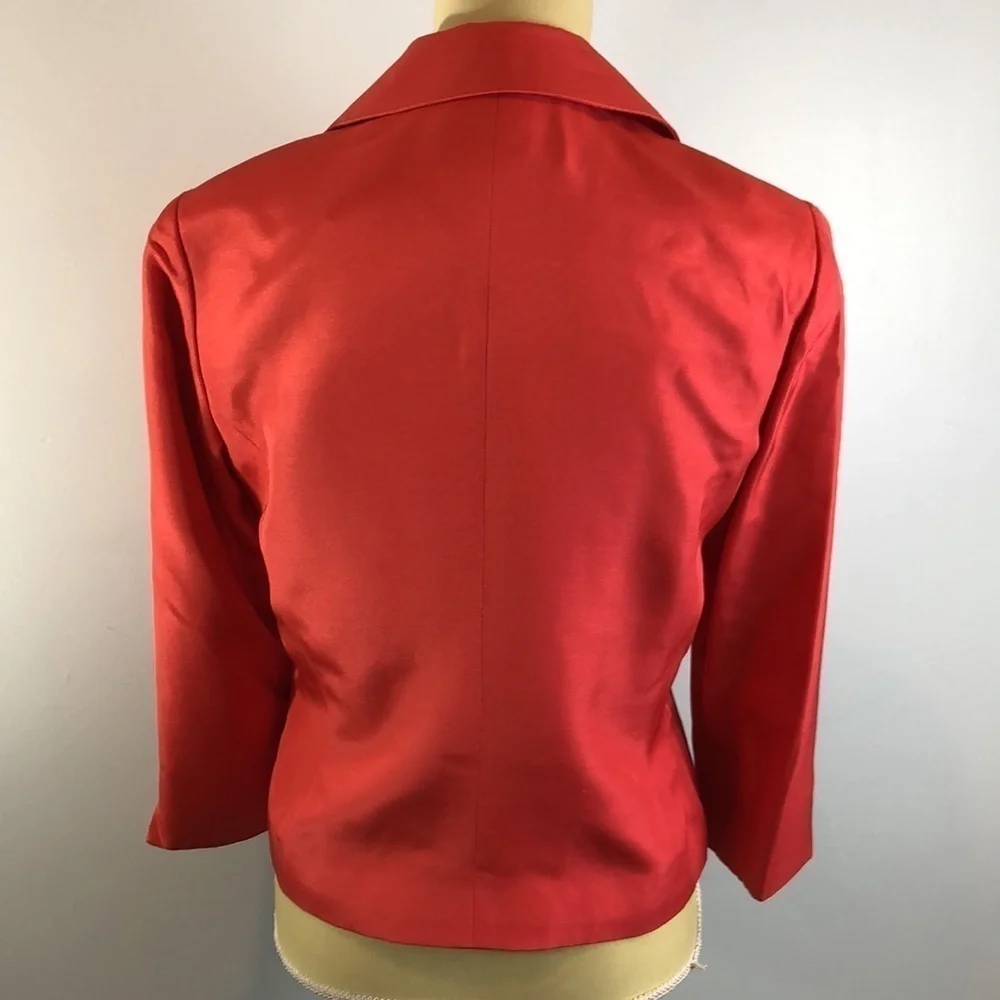 Dana Buchman SILK Coral Blazer 6‎ (preKohls)
